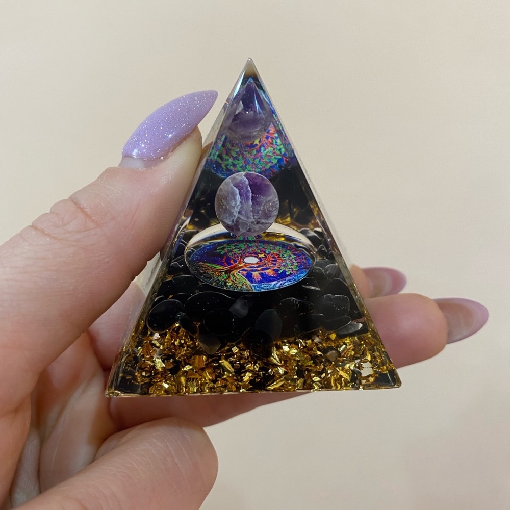 Power generator amethyst natural crystal spirit chakra meditation tool